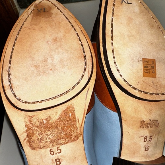 Coach Patchwork Bandit Bootie Boot Shoe Leather 6.5M Side Gore Retro 80’s - Picture 5 of 7